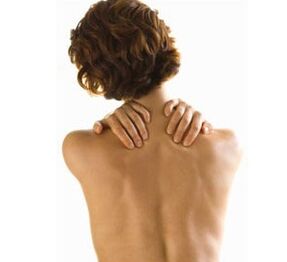 back pain caused by osteochondrosis